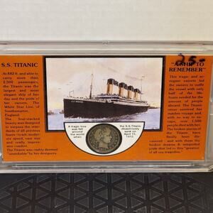 S.S. Titanic "A Ship to Remember" 1912 Quarter